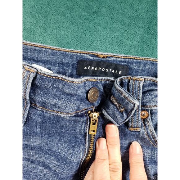 Aeropostale Jeans Size 28x30 Mens Blue Pants Denim Stretch Benton Bootcut - Picture 5 of 13